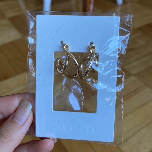 Double Hoop Earrings - Picture 2 of 2